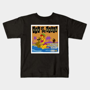 Sax Beach Kids T-Shirt